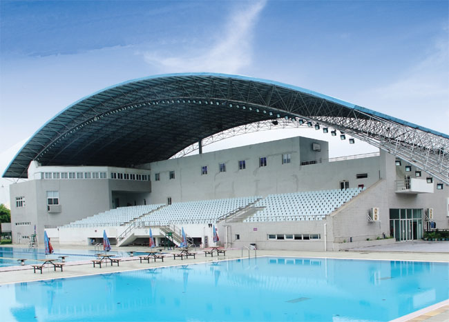 三河游泳馆网架